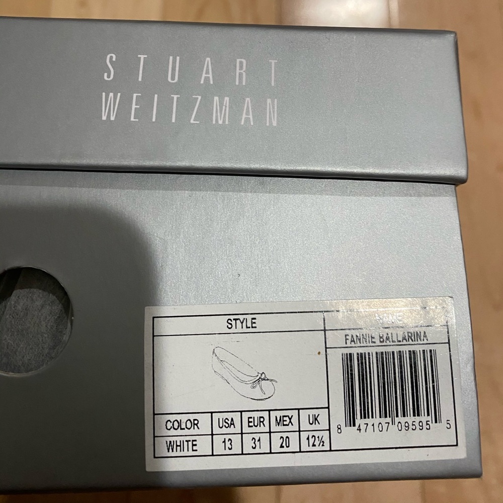 Stuart Weitzman Ballerina Flats-Girls Size 13-New
